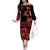Canada Maple Leaf Family Matching Off The Shoulder Long Sleeve Dress and Hawaiian Shirt Unique Style Red Version - Wonder Print Shop