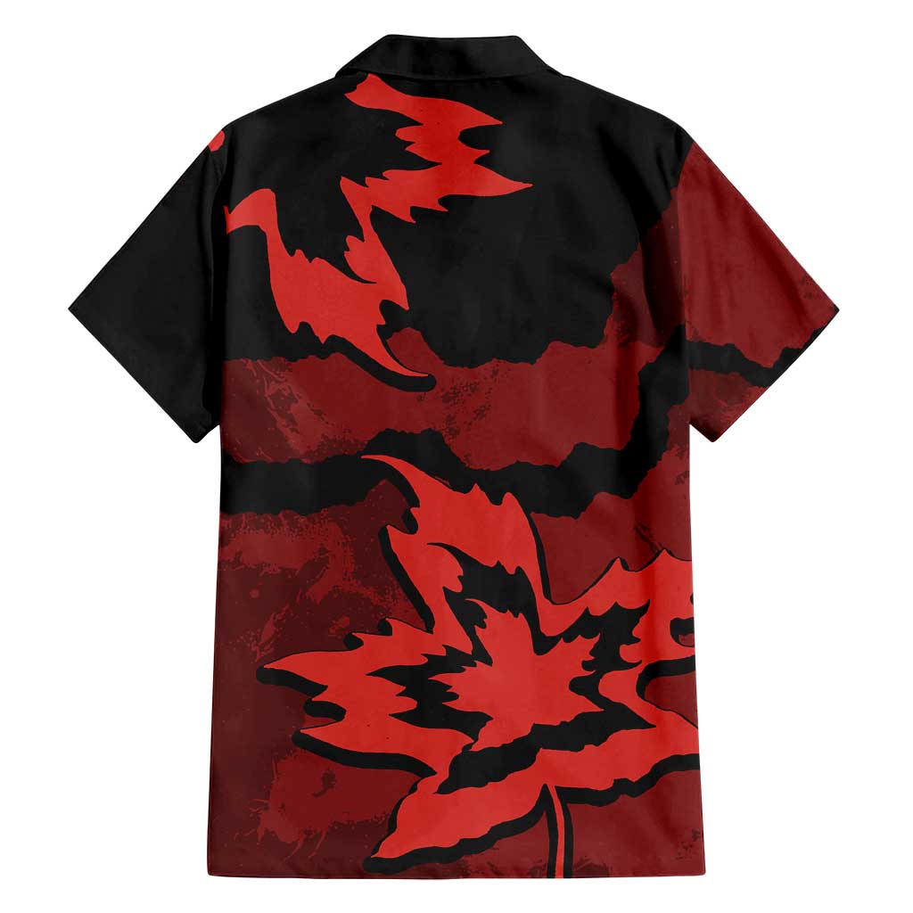 Canada Maple Leaf Family Matching Off Shoulder Maxi Dress and Hawaiian Shirt Unique Style Red Version - Wonder Print Shop