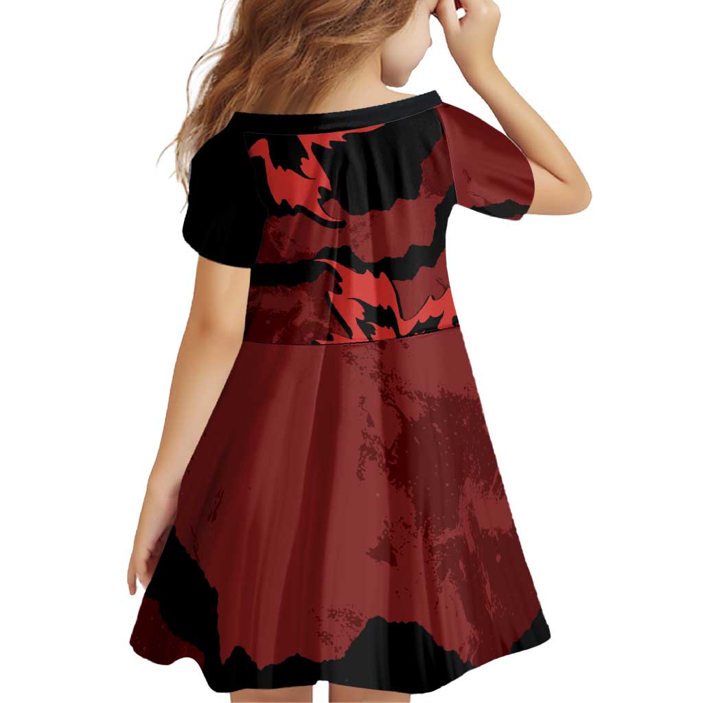 Canada Maple Leaf Family Matching Off Shoulder Short Dress and Hawaiian Shirt Unique Style Red Version - Wonder Print Shop