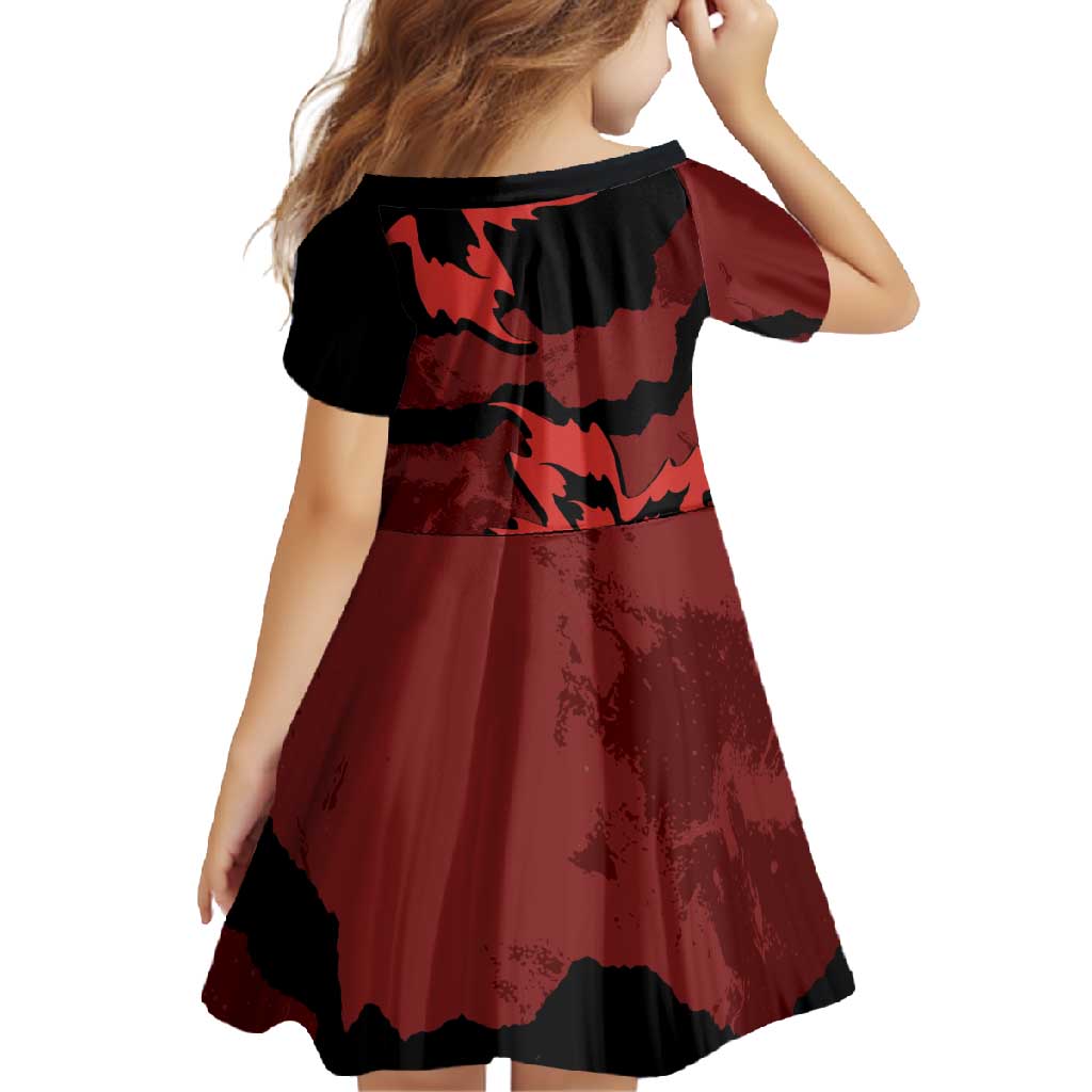 Canada Maple Leaf Family Matching Tank Maxi Dress and Hawaiian Shirt Unique Style Red Version - Wonder Print Shop