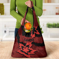 Canada Maple Leaf Grocery Bag Unique Style Red Version - Wonder Print Shop