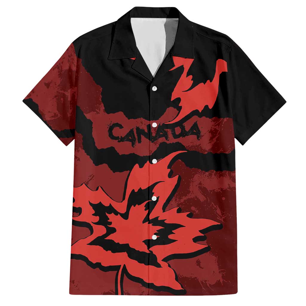 Canada Maple Leaf Hawaiian Shirt Unique Style Red Version - Wonder Print Shop