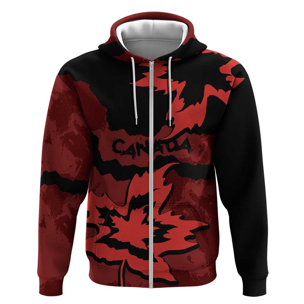 Canada Maple Leaf Hoodie Unique Style Red Version - Wonder Print Shop