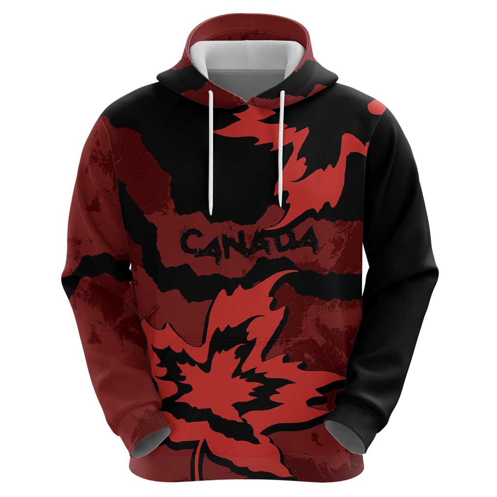 Canada Maple Leaf Hoodie Unique Style Red Version - Wonder Print Shop
