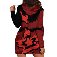Canada Maple Leaf Hoodie Dress Unique Style Red Version - Wonder Print Shop