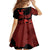Canada Maple Leaf Kid Short Sleeve Dress Unique Style Red Version - Wonder Print Shop
