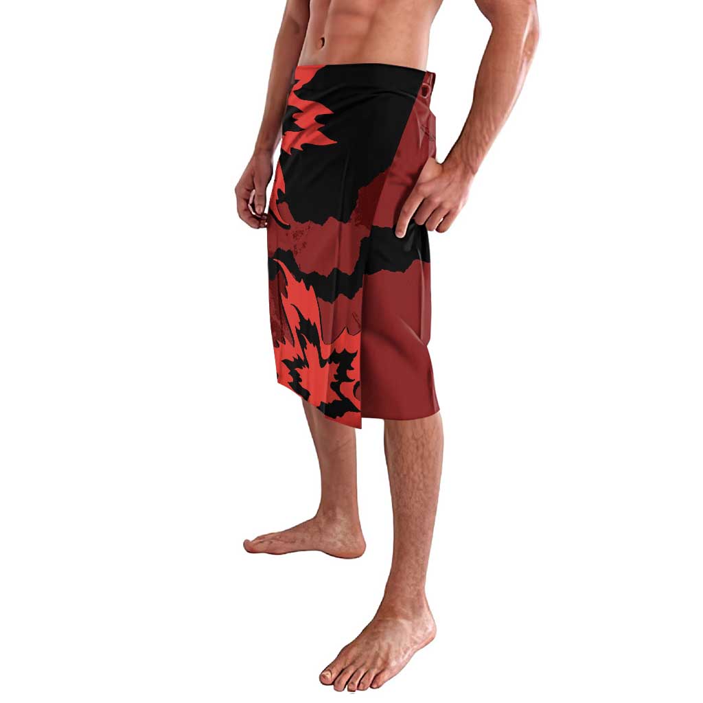 Canada Maple Leaf Lavalava Unique Style Red Version - Wonder Print Shop