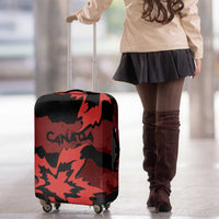 Canada Maple Leaf Luggage Cover Unique Style Red Version - Wonder Print Shop