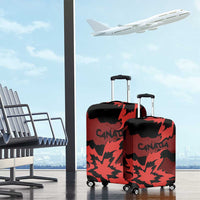 Canada Maple Leaf Luggage Cover Unique Style Red Version - Wonder Print Shop