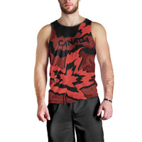 Canada Maple Leaf Men Tank Top Unique Style Red Version - Wonder Print Shop