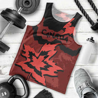 Canada Maple Leaf Men Tank Top Unique Style Red Version - Wonder Print Shop