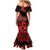 Canada Maple Leaf Mermaid Dress Unique Style Red Version - Wonder Print Shop