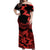 Canada Maple Leaf Off Shoulder Maxi Dress Unique Style Red Version - Wonder Print Shop