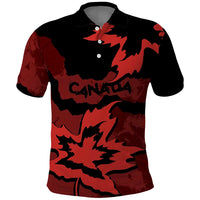 Canada Maple Leaf Polo Shirt Unique Style Red Version - Wonder Print Shop