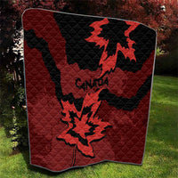 Canada Maple Leaf Quilt Unique Style Red Version - Wonder Print Shop