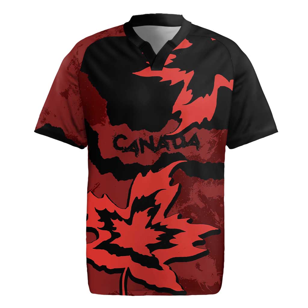 Canada Maple Leaf Rugby Jersey Unique Style Red Version - Wonder Print Shop