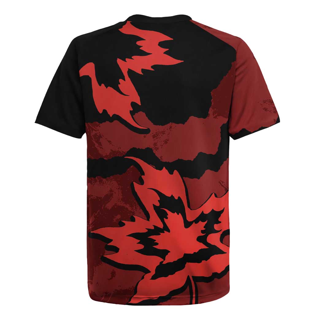 Canada Maple Leaf Rugby Jersey Unique Style Red Version - Wonder Print Shop