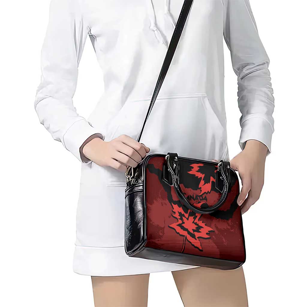 Canada Maple Leaf Shoulder Handbag Unique Style Red Version - Wonder Print Shop