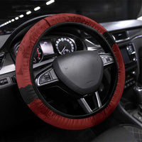 Canada Maple Leaf Steering Wheel Cover Unique Style Red Version - Wonder Print Shop