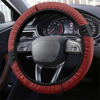 Canada Maple Leaf Steering Wheel Cover Unique Style Red Version - Wonder Print Shop