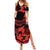 Canada Maple Leaf Summer Maxi Dress Unique Style Red Version - Wonder Print Shop