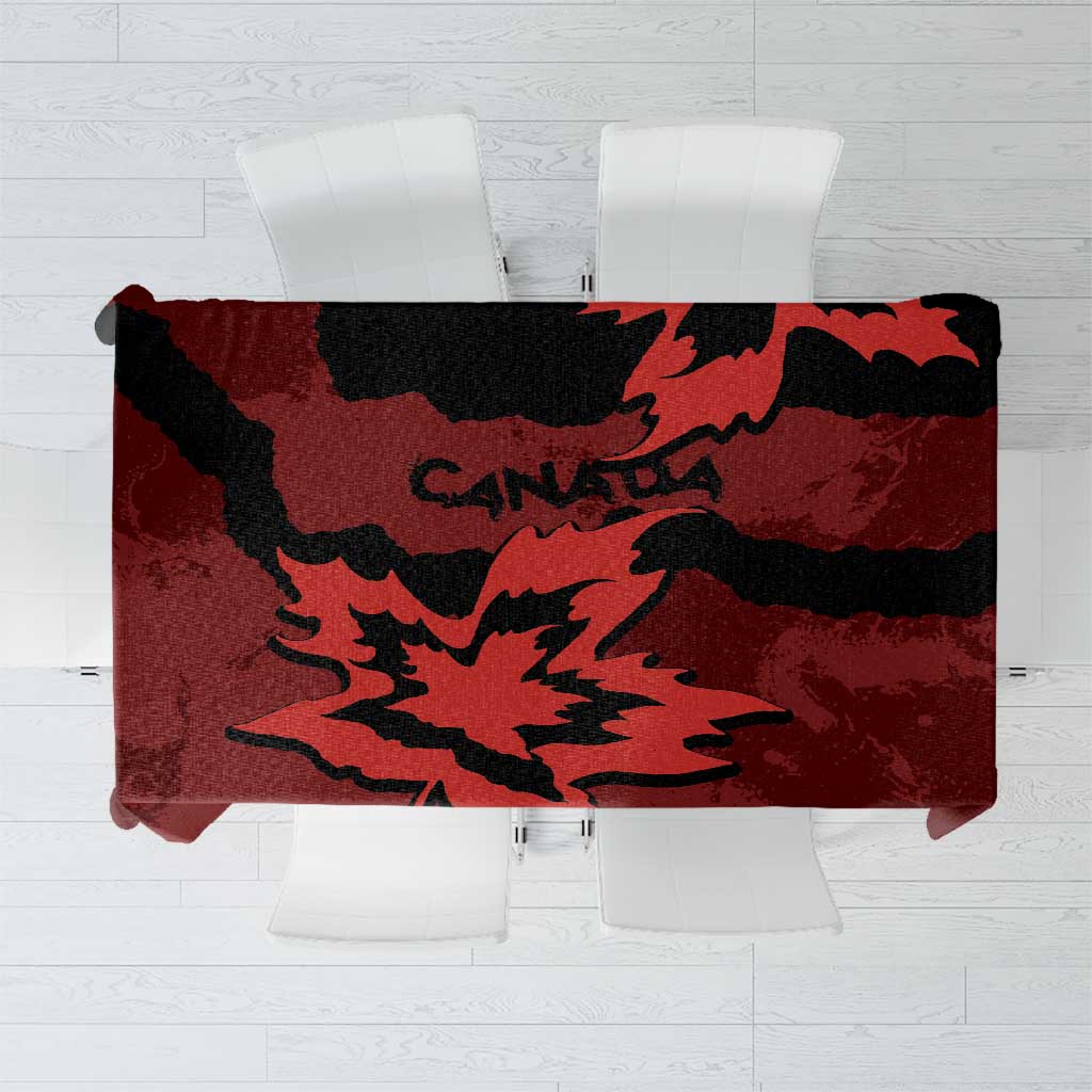 Canada Maple Leaf Tablecloth Unique Style Red Version - Wonder Print Shop