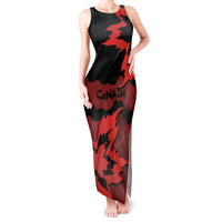 Canada Maple Leaf Tank Maxi Dress Unique Style Red Version - Wonder Print Shop