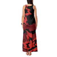 Canada Maple Leaf Tank Maxi Dress Unique Style Red Version - Wonder Print Shop