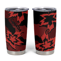 Canada Maple Leaf Tumbler Cup Unique Style Red Version - Wonder Print Shop