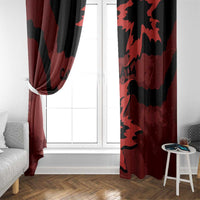Canada Maple Leaf Window Curtain Unique Style Red Version - Wonder Print Shop