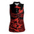 Canada Maple Leaf Women Sleeveless Polo Shirt Unique Style Red Version - Wonder Print Shop