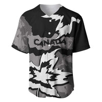 Canada Maple Leaf Baseball Jersey Unique Style Black Version - Wonder Print Shop