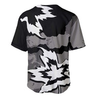 Canada Maple Leaf Baseball Jersey Unique Style Black Version - Wonder Print Shop
