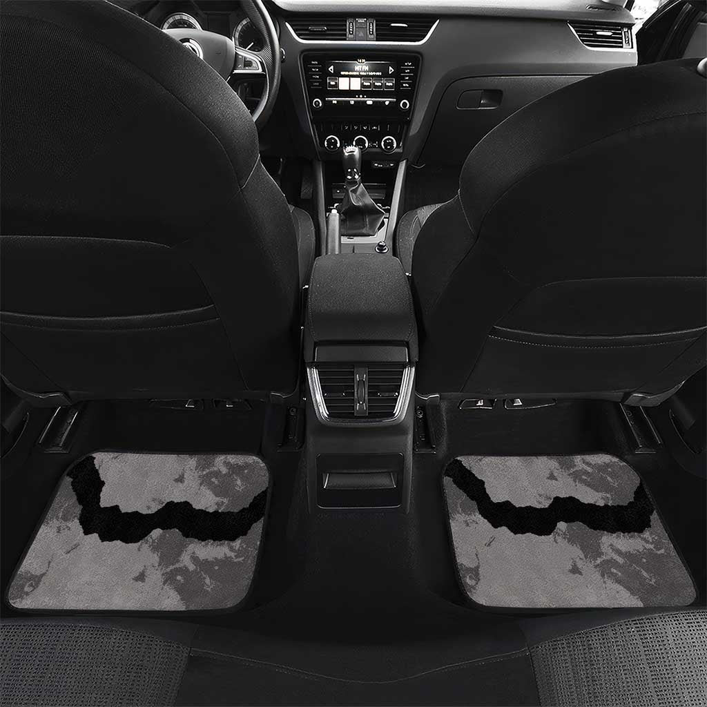 Canada Maple Leaf Car Mats Unique Style Black Version - Wonder Print Shop