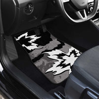 Canada Maple Leaf Car Mats Unique Style Black Version - Wonder Print Shop