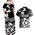 Canada Maple Leaf Couples Matching Off Shoulder Maxi Dress and Hawaiian Shirt Unique Style Black Version - Wonder Print Shop