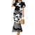 Canada Maple Leaf Family Matching Mermaid Dress and Hawaiian Shirt Unique Style Black Version - Wonder Print Shop