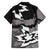 Canada Maple Leaf Family Matching Off The Shoulder Long Sleeve Dress and Hawaiian Shirt Unique Style Black Version - Wonder Print Shop