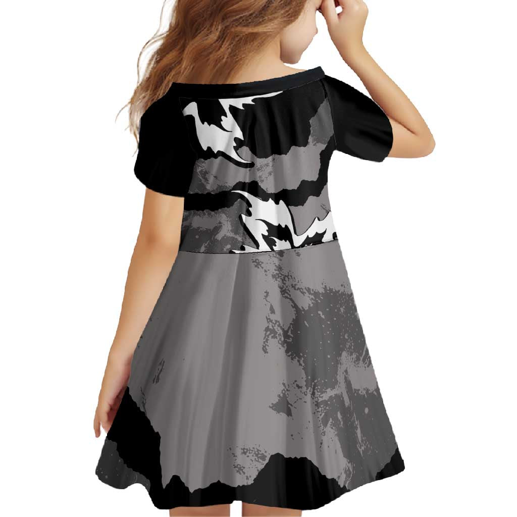 Canada Maple Leaf Family Matching Off Shoulder Maxi Dress and Hawaiian Shirt Unique Style Black Version - Wonder Print Shop