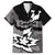 Canada Maple Leaf Family Matching Off Shoulder Maxi Dress and Hawaiian Shirt Unique Style Black Version - Wonder Print Shop