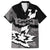 Canada Maple Leaf Family Matching Puletasi and Hawaiian Shirt Unique Style Black Version - Wonder Print Shop
