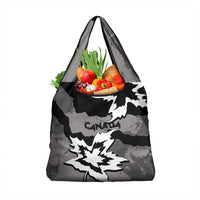 Canada Maple Leaf Grocery Bag Unique Style Black Version - Wonder Print Shop