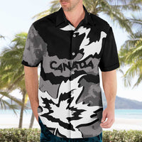 Canada Maple Leaf Hawaiian Shirt Unique Style Black Version - Wonder Print Shop