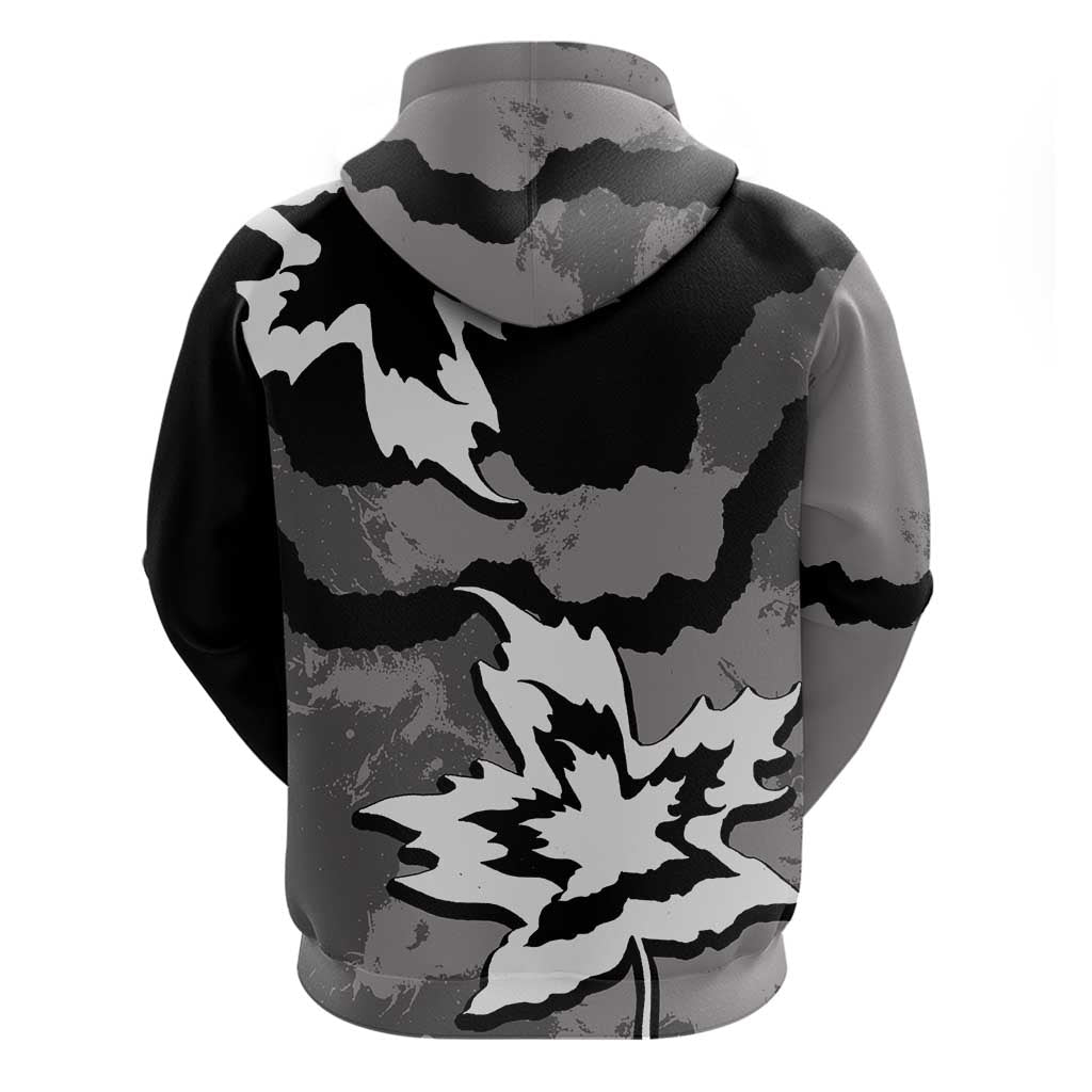 Canada Maple Leaf Hoodie Unique Style Black Version - Wonder Print Shop