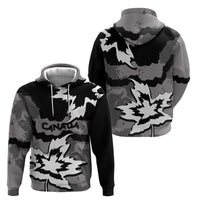 Canada Maple Leaf Hoodie Unique Style Black Version - Wonder Print Shop