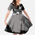 Canada Maple Leaf Kid Short Sleeve Dress Unique Style Black Version - Wonder Print Shop