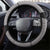 Canada Maple Leaf Steering Wheel Cover Unique Style Black Version - Wonder Print Shop