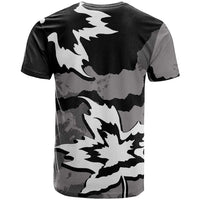 Canada Maple Leaf T Shirt Unique Style Black Version - Wonder Print Shop