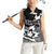 Canada Maple Leaf Women Sleeveless Polo Shirt Unique Style Black Version - Wonder Print Shop