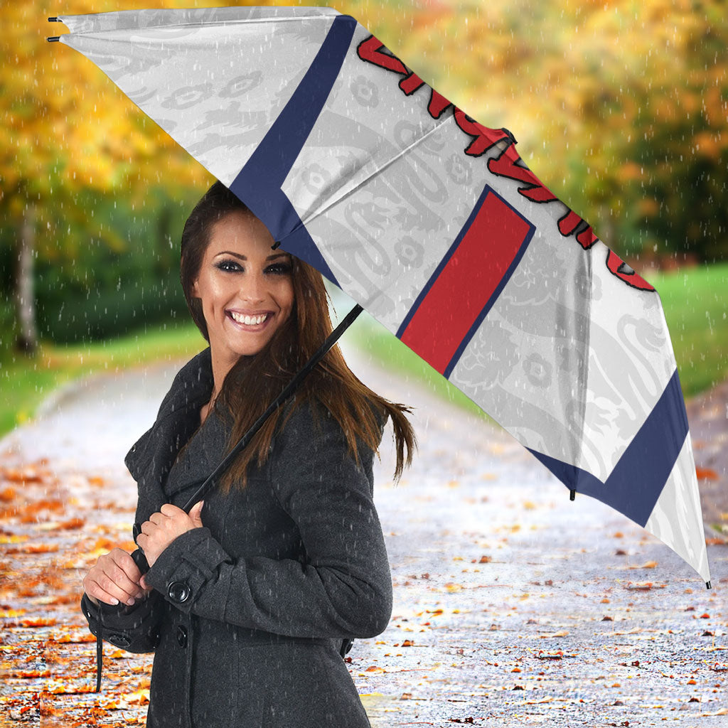 Custom England Football Umbrella Three Lions Trophy St George Cross
